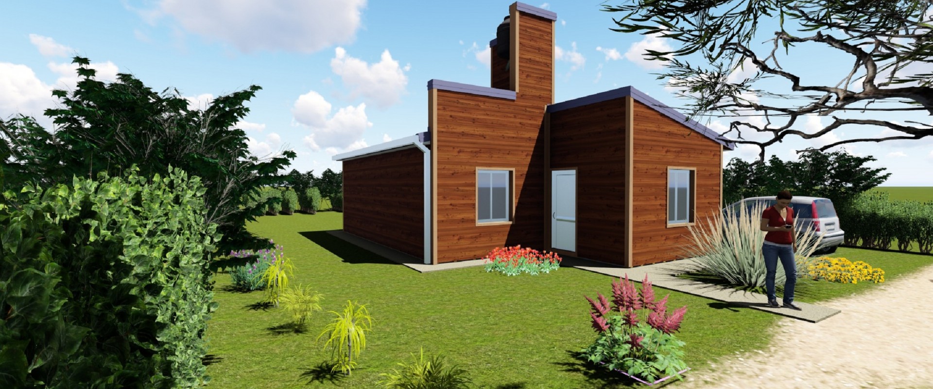 Comienza la construcci&oacute;n de las primeras viviendas de madera financiadas por la provincia