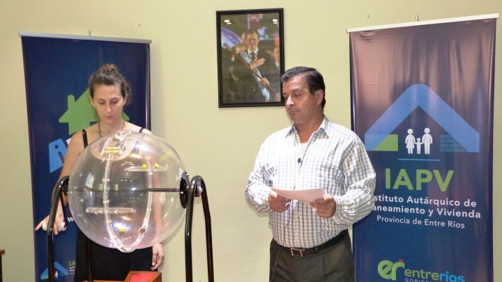 Resultados del sorteo de ubicaci&oacute;n Villaguay 16 Viviendas