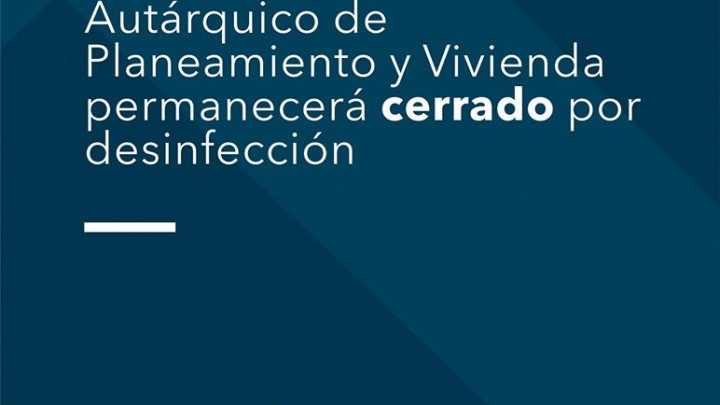 Este lunes, el IAPV cerrado por tareas de desinfecci&oacute;n