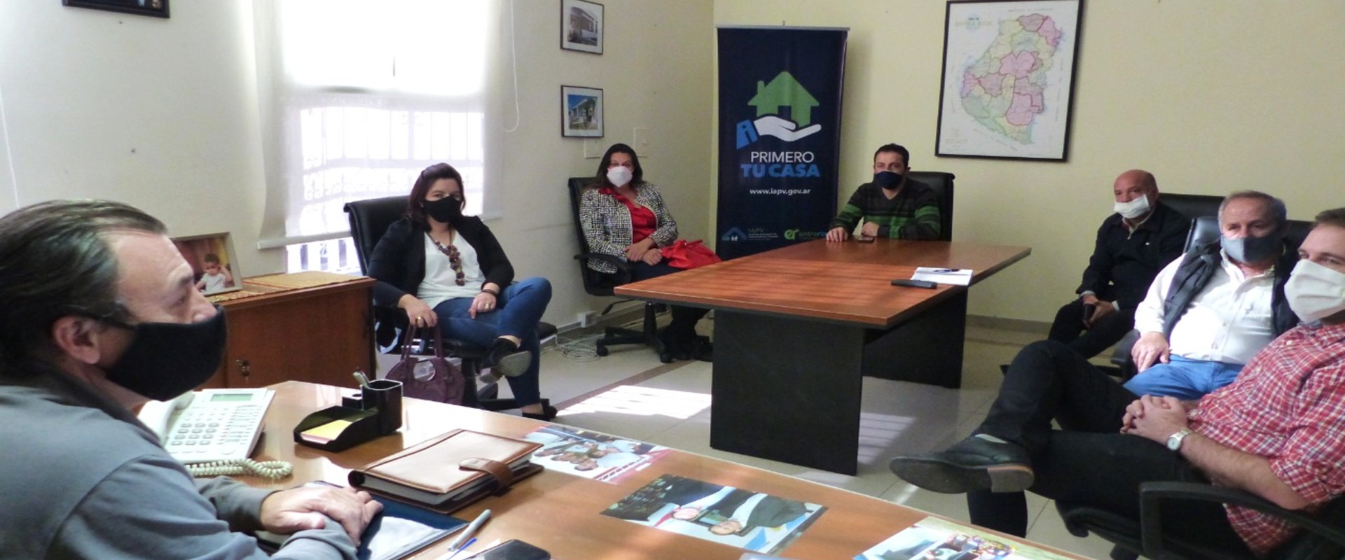 La provincia trabaja en soluciones habitacionales para los departamentos La Paz,  Paran&aacute; y Uruguay