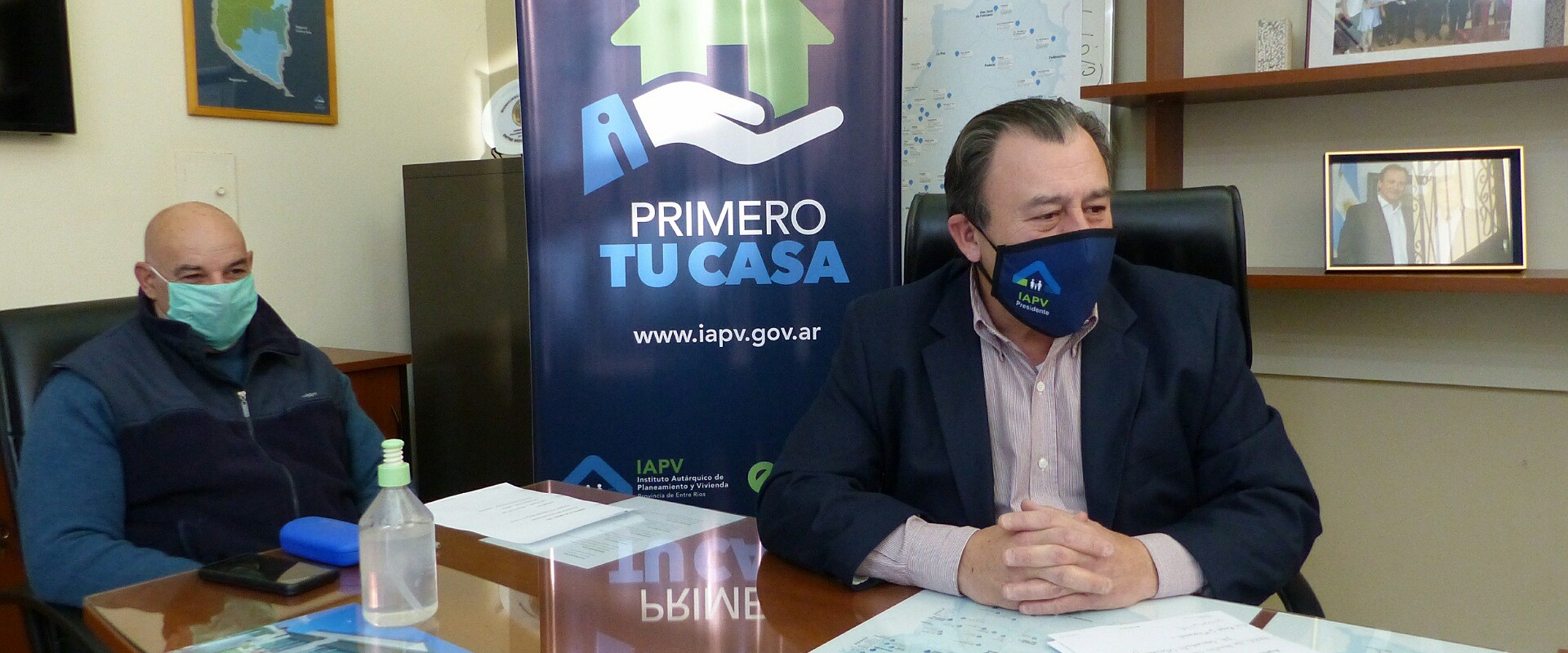 Gestionan la ejecuci&oacute;n de viviendas sociales para el departamento Tala