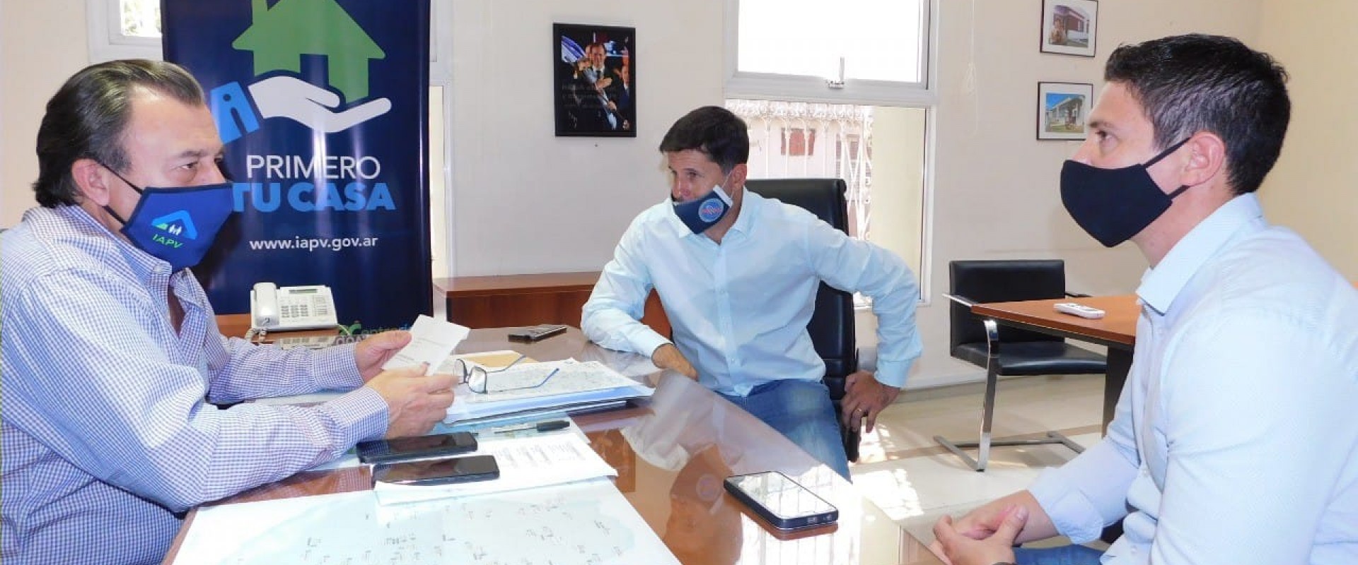 Trabajan en la ejecuci&oacute;n de nuevas viviendas para Pronunciamiento