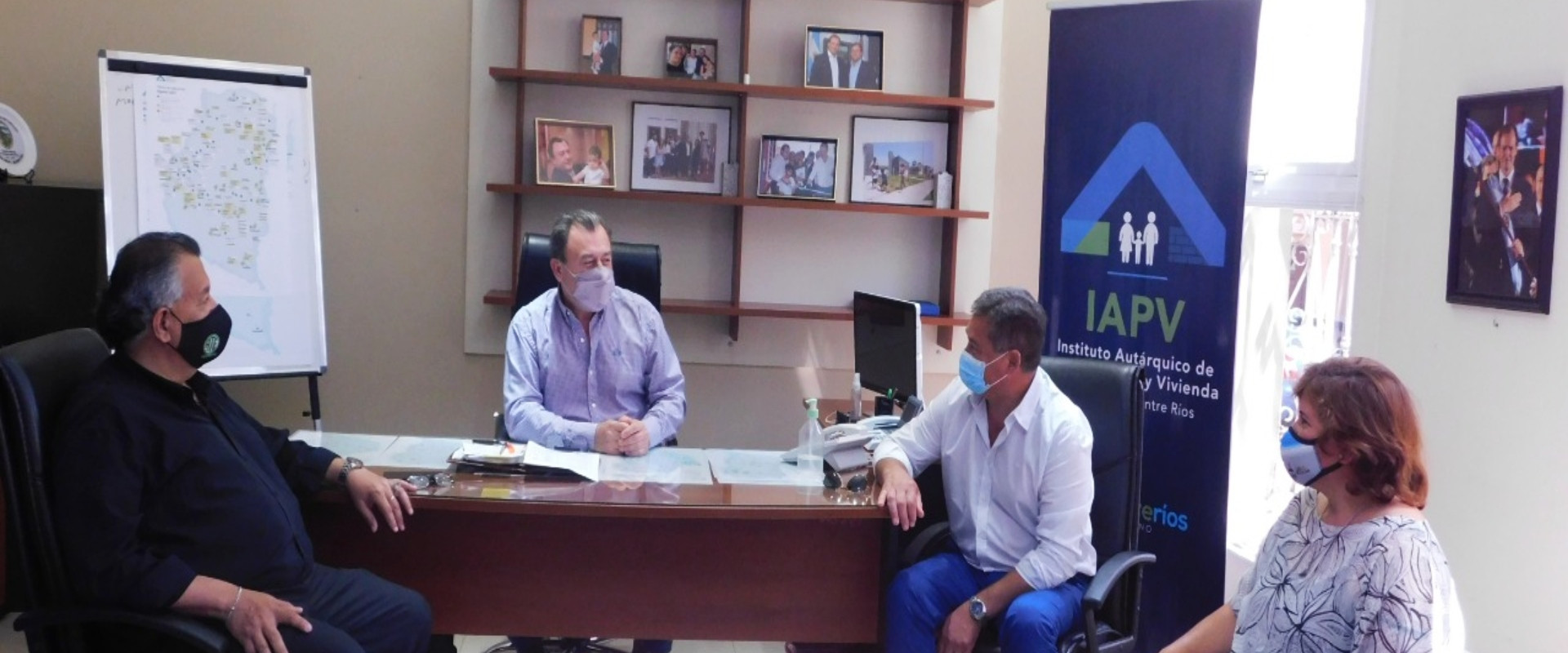 Trabajan en la construcci&oacute;n de nuevas viviendas para General Campos, Tabossi y Diamante