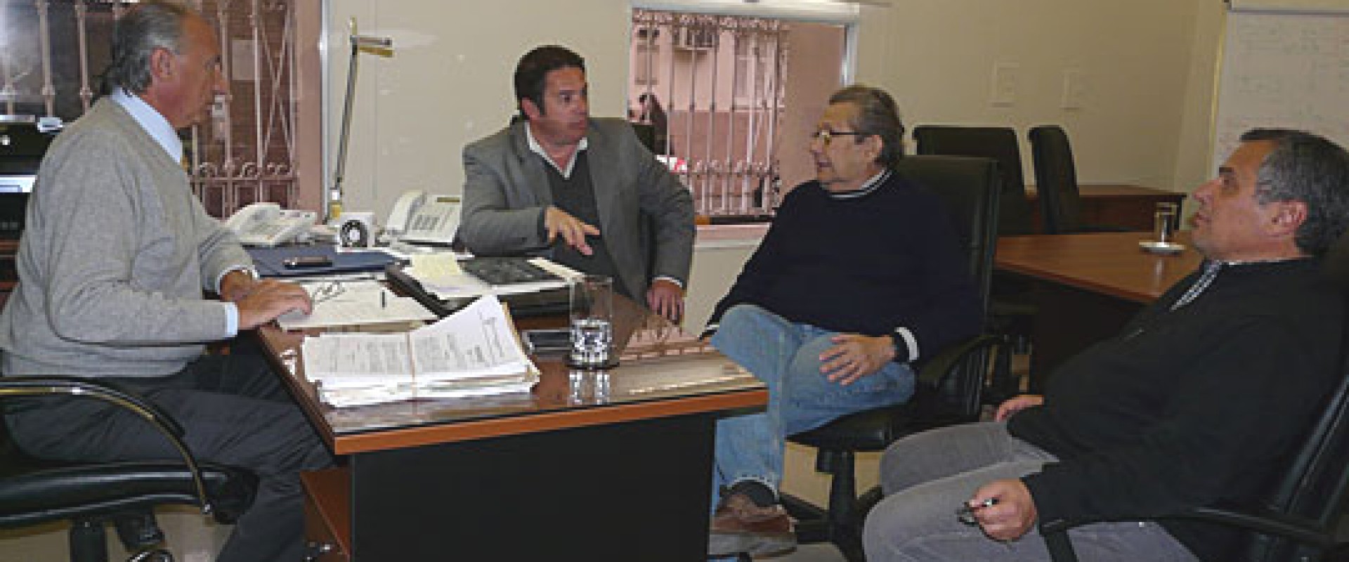 Funcionarios provinciales evaluaron junto al intendente de Segu&iacute; el avance en obras habitacionales para esa localidad