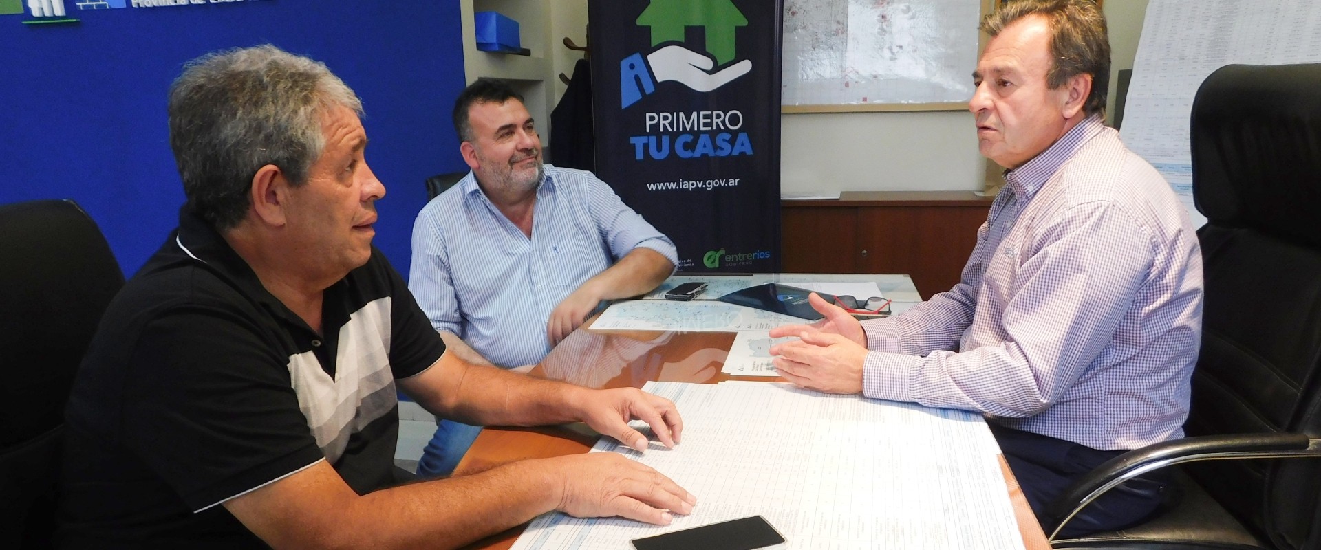 Evaluaron la pol&iacute;tica habitacional con representantes de Uocra
