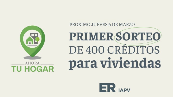 El IAPV realizar&aacute; el primer sorteo de cr&eacute;ditos para viviendas el pr&oacute;ximo 6 de marzo