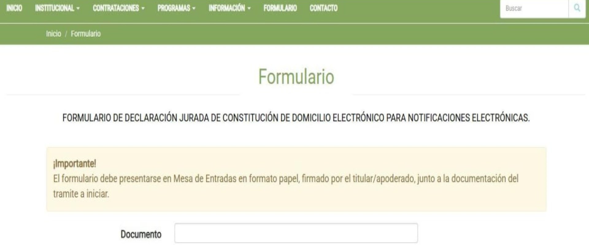 El IAPV implementa un formulario de notificaciones electr&oacute;nicas