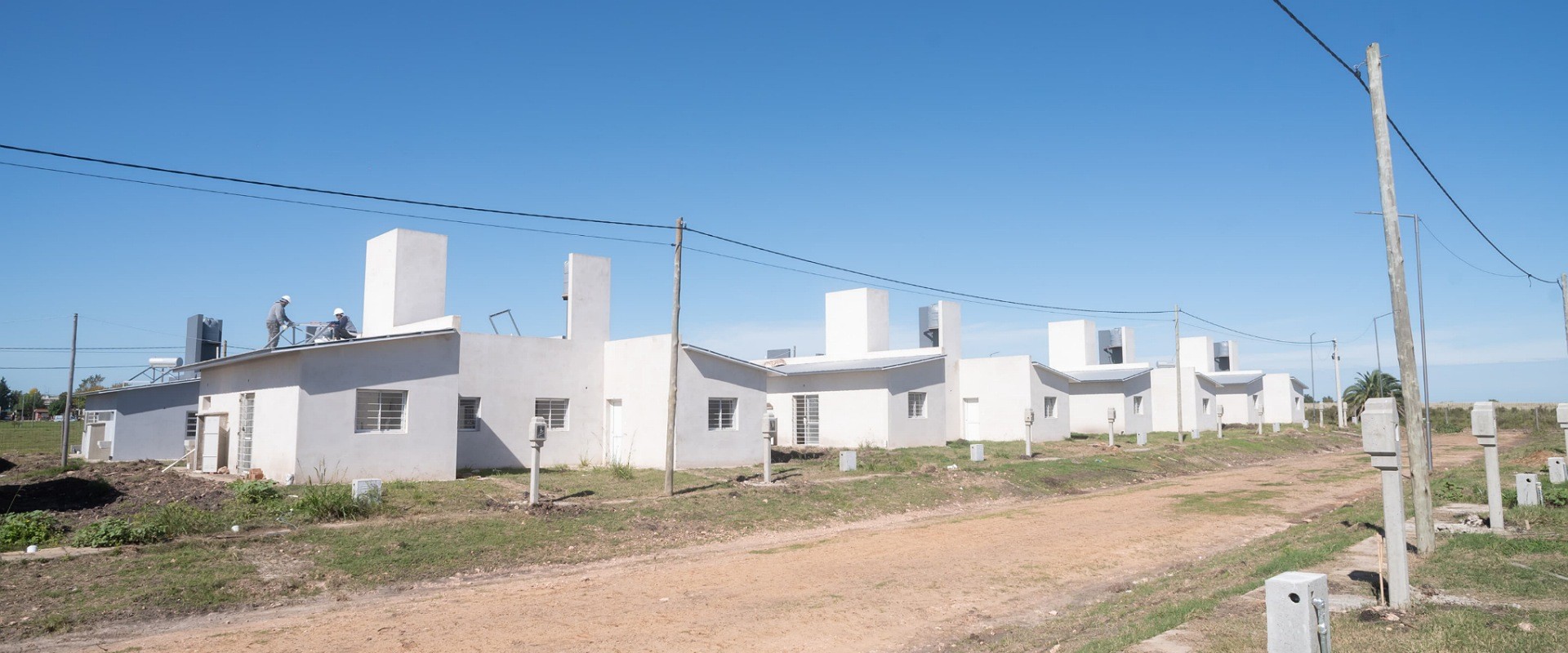 Avanza la construcci&oacute;n de viviendas reactivadas en Urdinarrain
