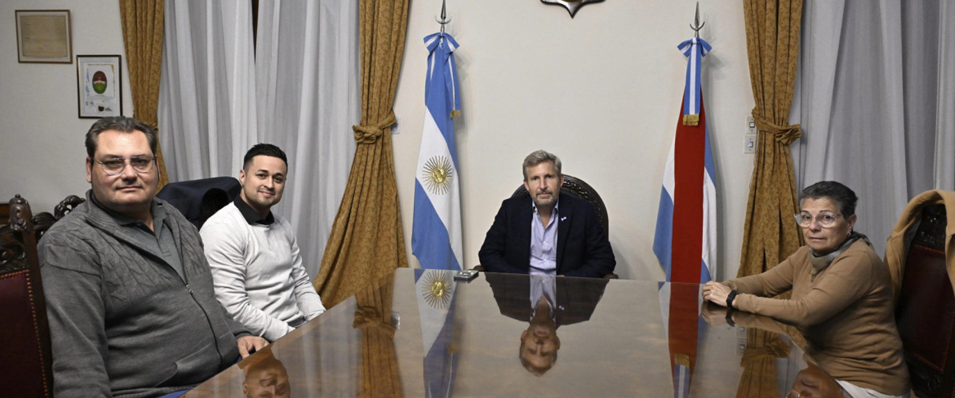 Frigerio y la intendenta de Federal analizaron obras paralizadas por Naci&oacute;n
