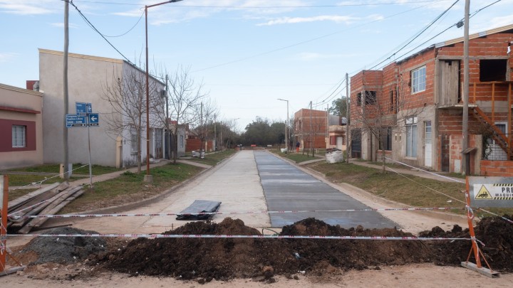 Avanza importante obra de pavimento en Concepci&oacute;n del Uruguay