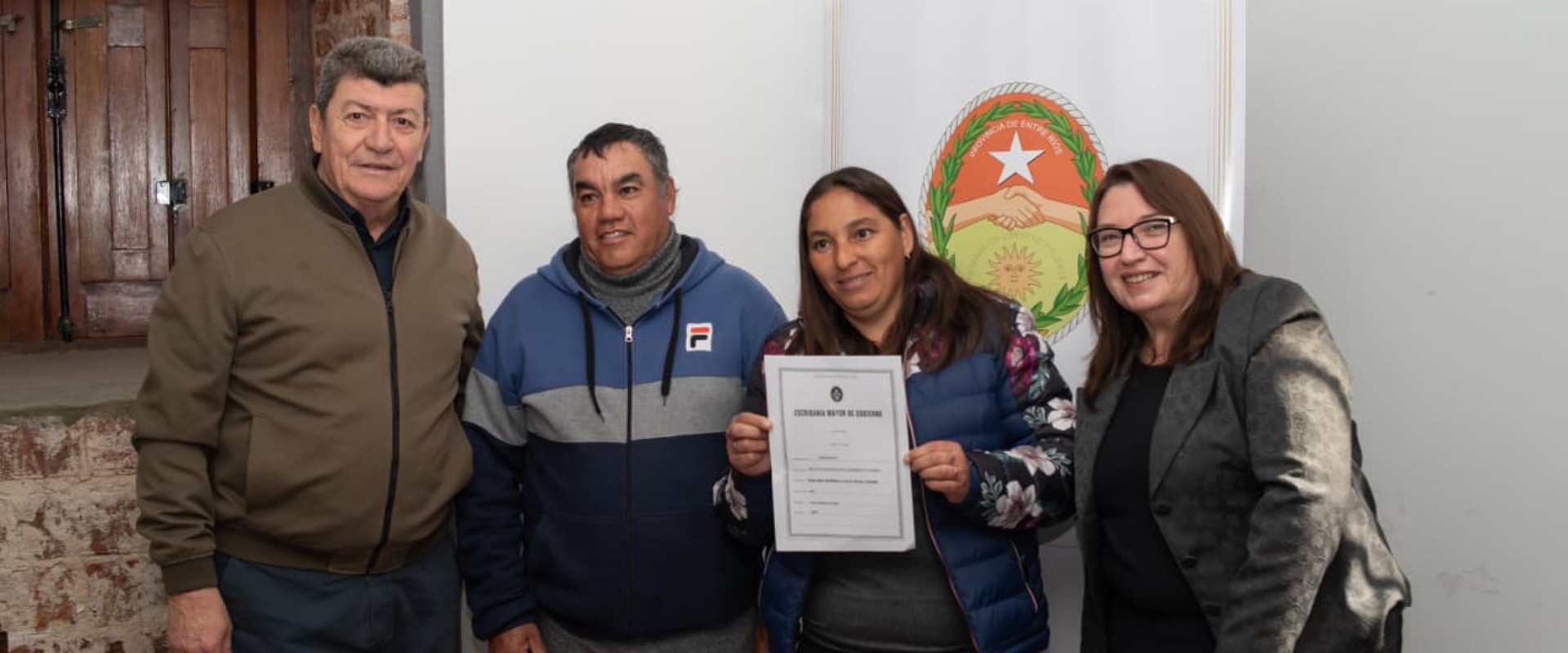 M&aacute;s de 20 familias del departamento Paran&aacute; recibieron sus escrituras