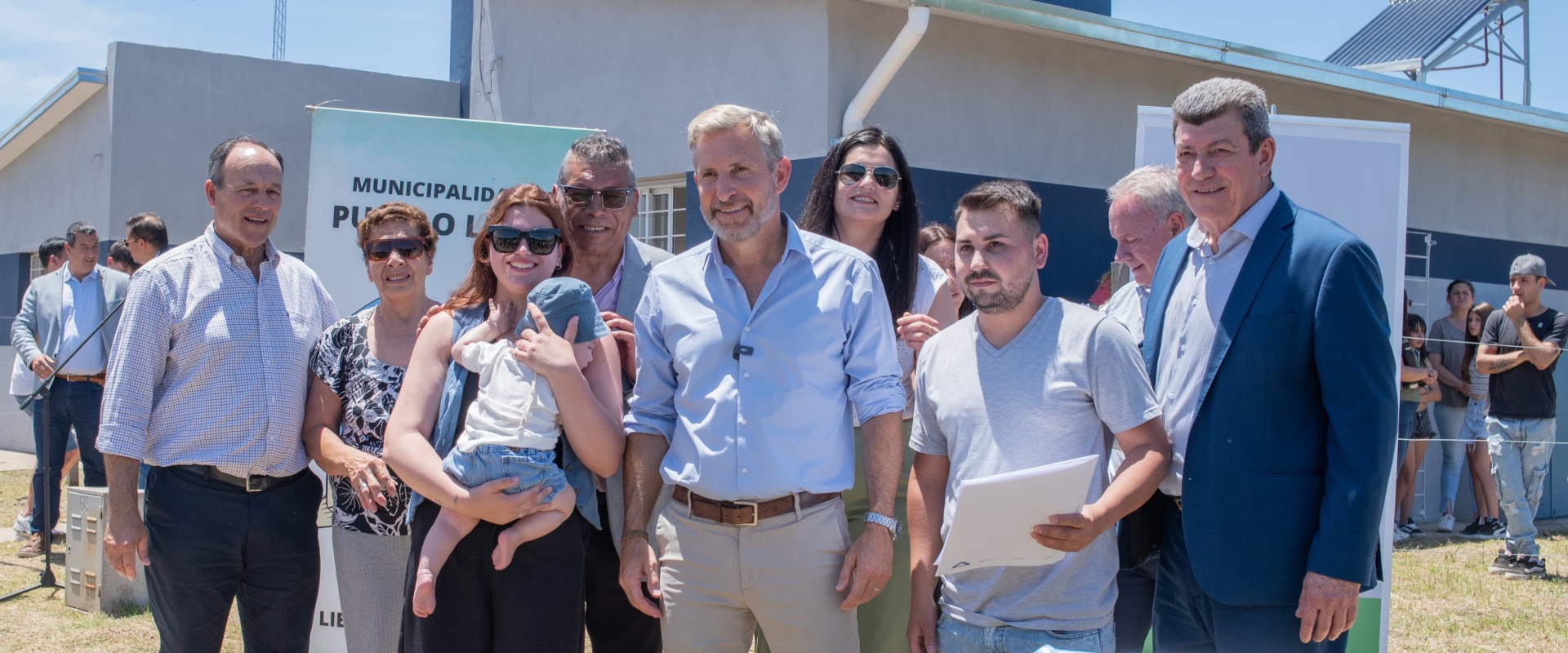 Frigerio inaugur&oacute; viviendas y un nuevo centro de salud en Pueblo Liebig