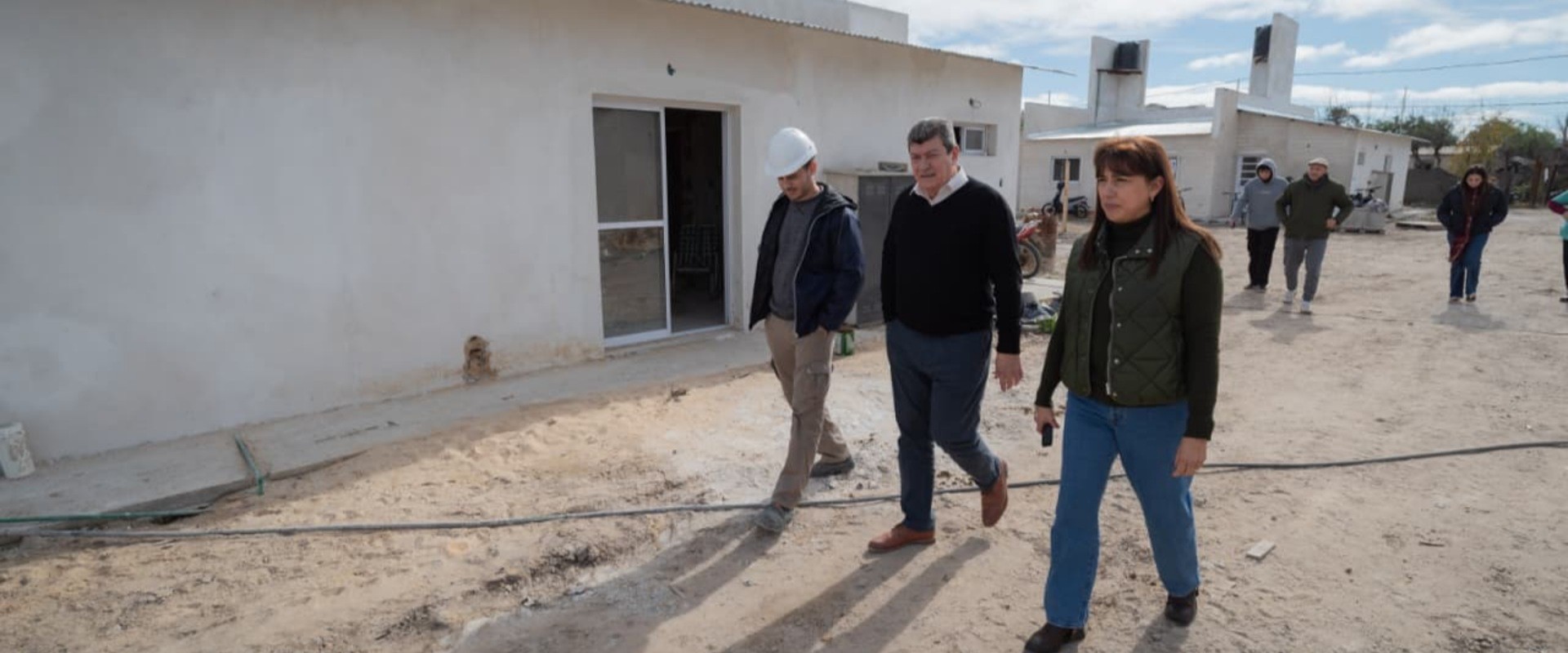 Supervisaron el avance de obras habitacionales en el norte entrerriano