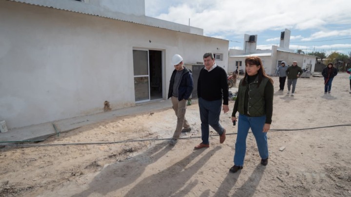 Supervisaron el avance de obras habitacionales en el norte entrerriano