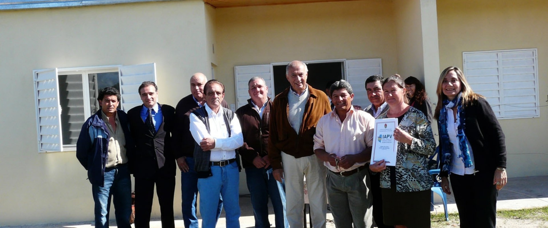 Seis familias de &Ntilde;ancay tienen su casa propia