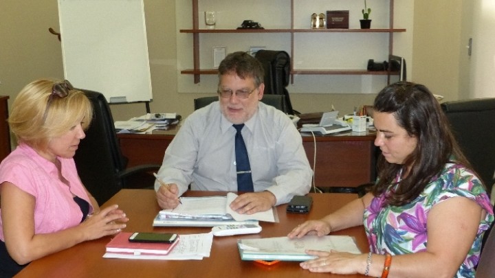 Francolini se reuni&oacute; con la diputada Lambert