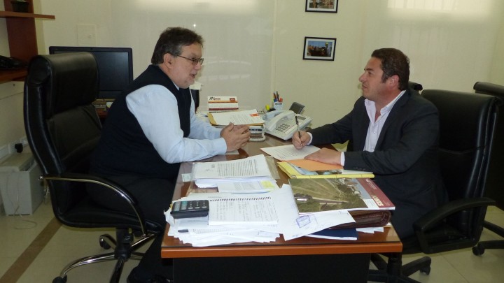 Francolini se reuni&oacute; con Treppo