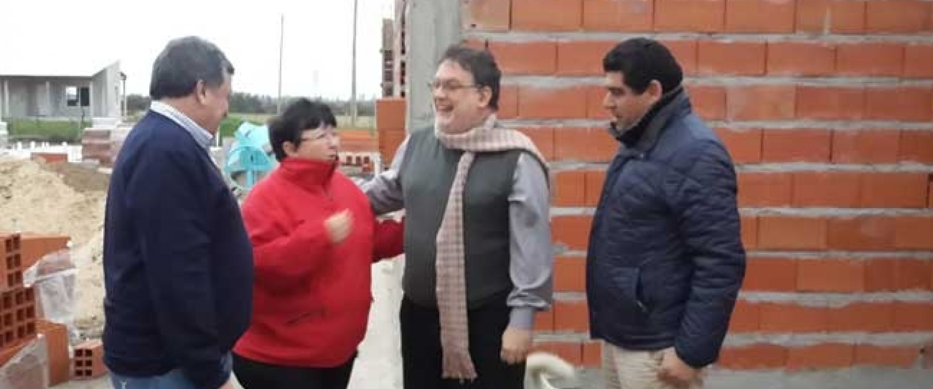 El gobierno construye viviendas sociales en Aldea Santa Mar&iacute;a